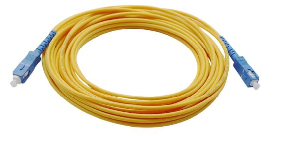 Cat6a Cat5e Single Mode SC UPC Fiber Optic Patch Cord