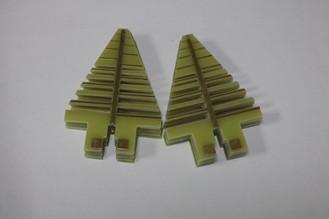 2 Layer Rogers 4350 PCB With 0.5OZ Copper RF PCB Board 0.2-2mm+/-10%