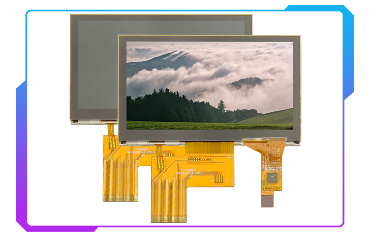 Capacitive LCD TFT Display Screen 4.3 Inch 480x272 With ST7282C Driver IC