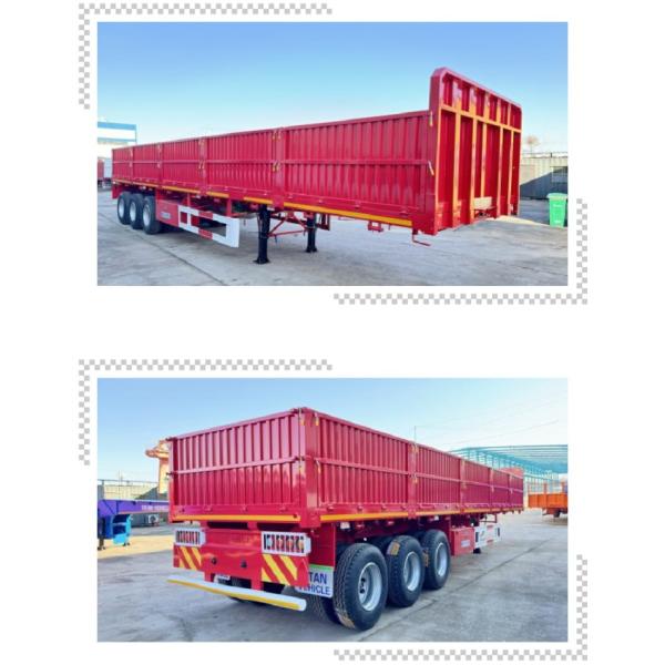 TITAN Tri Axle 60 Tons Drop Side Semi Trailer for Sale | Bulk Cargo Semi Trailer