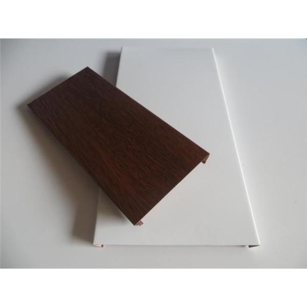 185x3000mm U Strip Aluminum Metal Ceiling Customizable Color Light Weight