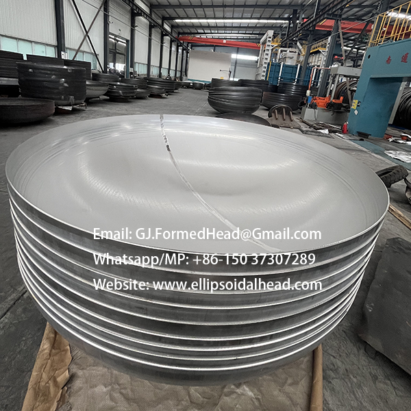PED/ASME U Stamp Certified Stainless Steel Pressure Vessel Heads from China Manufacturer
