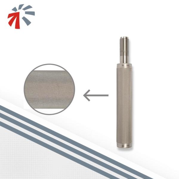Customized 304L Stainless Steel Sintered Metal Fiber Filter Element for Fine Chemical