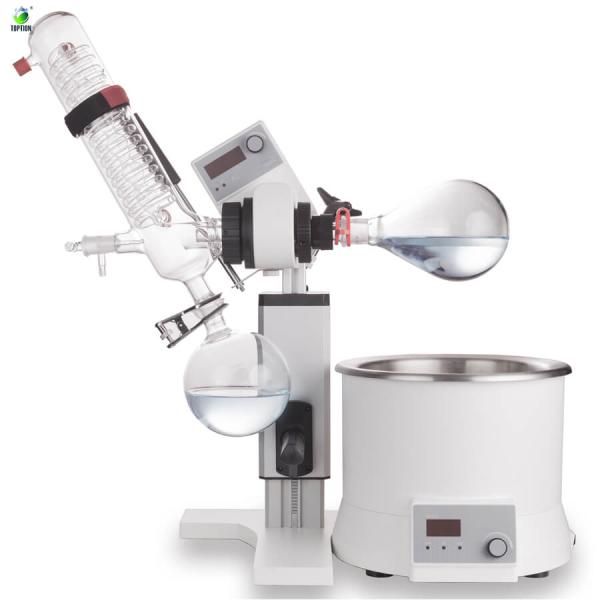 Alcohol Distillation Rotary Evaporator Stainless Steel 2L Rotovap