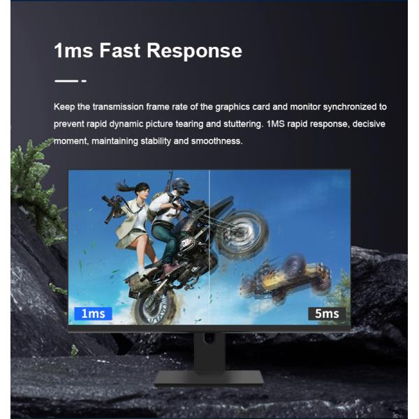 24 Inches LED Bezel Less IPS VA Computer Monitor 144Hz Fast Refresh With Fixed Bracket