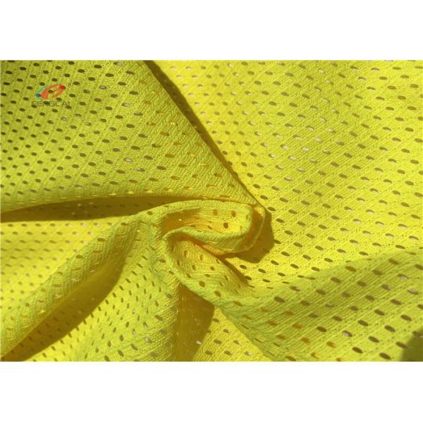 ткань дневного материала цвета желтого цвета 120ГСМ для одежды безопасности дорожного движения моды