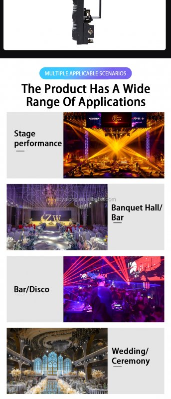 15W RGBW DMX512 for Stage Performance Night Light Special Effects,Corporate Events & Conferences