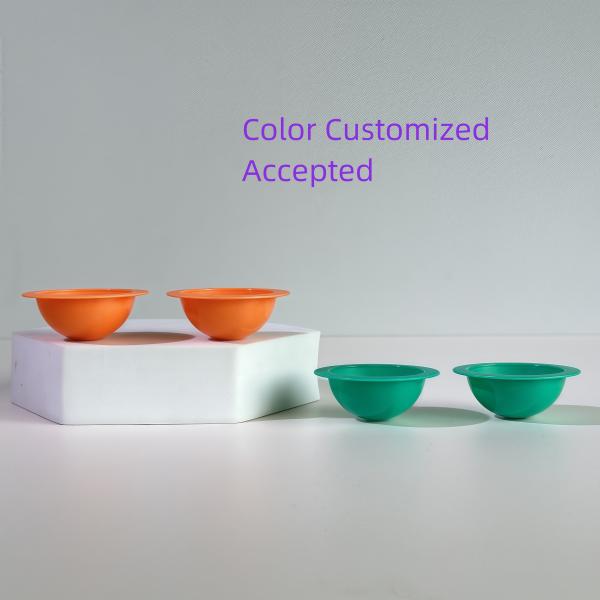 Vaso de gelatina hemisférico de PP de 10 ml para cosméticos personalizable