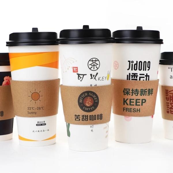 Custom Biodegradable Disposable PLA Hot Coffee Paper Cups Eco-friendly and Affordable