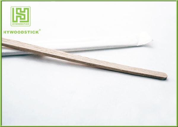 Custom Wooden Cocktail Stirrers Mixing Sticks , Novelty Sugar Stir Sticks For Drinks