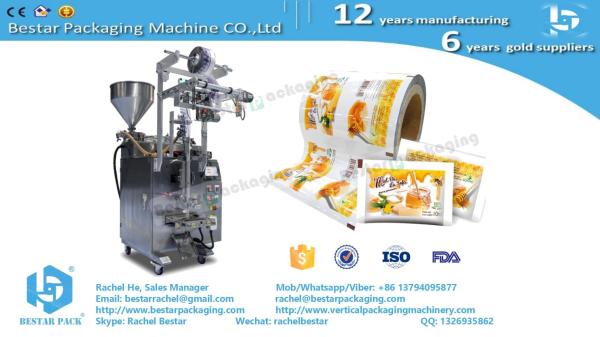 Hot laminated honey sachet packaging roll film