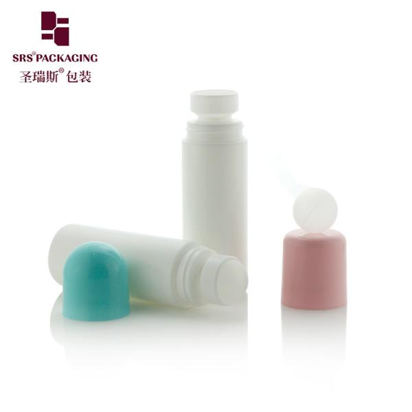 90ml 3 oz Empty Cosmetic Packaging Gel Roller Ball PP Recycled Material Deodorant Roll On Bottles