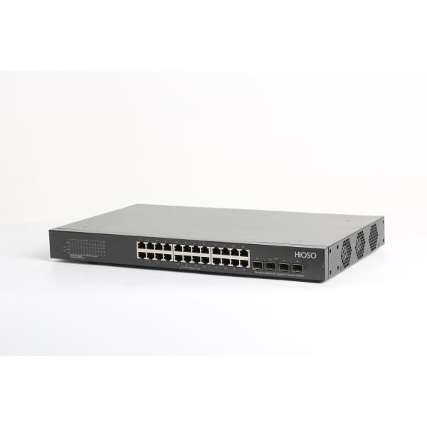 IEEE802.3at 30W 24 1000M PoE 4 1000M SFP Ports POE Switch 28 Port