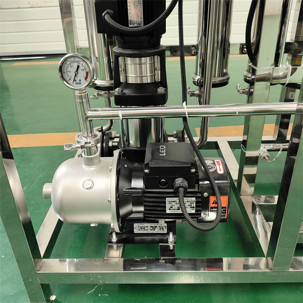 0.25T Equipamento de osmose reversa de dupla fase 304 eficiente para a indústria