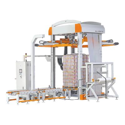 Automatic Brick Bundling System - Dust-Proof Shrink Film Wrapping for Brick Plants