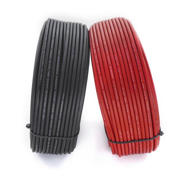 Le cable électrique solaire de H1z2z2-K TUV 4mm2 XLPO câble C.C 1500V d'AC1000V