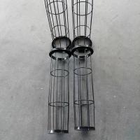 Collecteur de poussière industriel Sac de filtre à revêtement de silicium organique Cage Cage squelettique