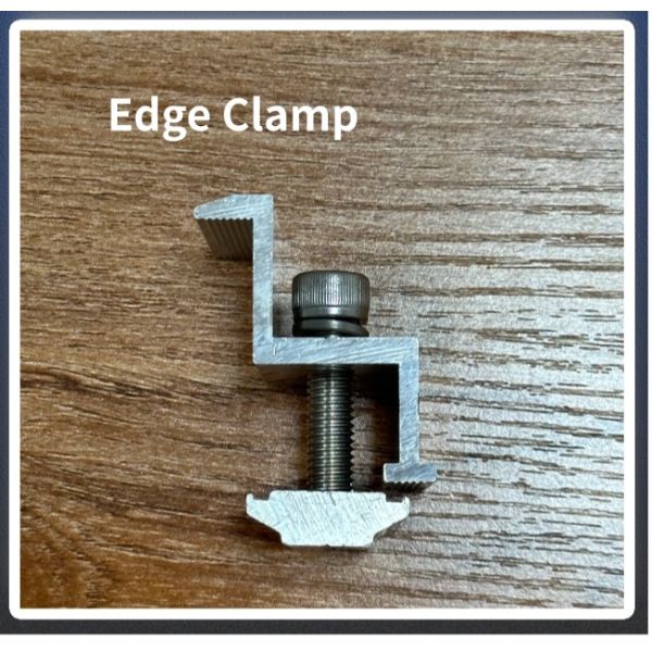 Rieles de montaje fotovoltaico solar cortos Kits solares Estructura metálica de aluminio Inclinada