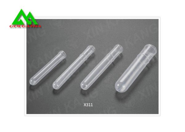 Plastic Test Tubes With Corks For Chemical Industry / Medical Laboratory