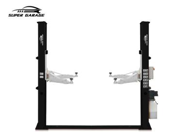 1850mm Lifting Height Car Lifting Equipment 4000Kgs Floor Plate 2 Post Car Lift Electrical Release