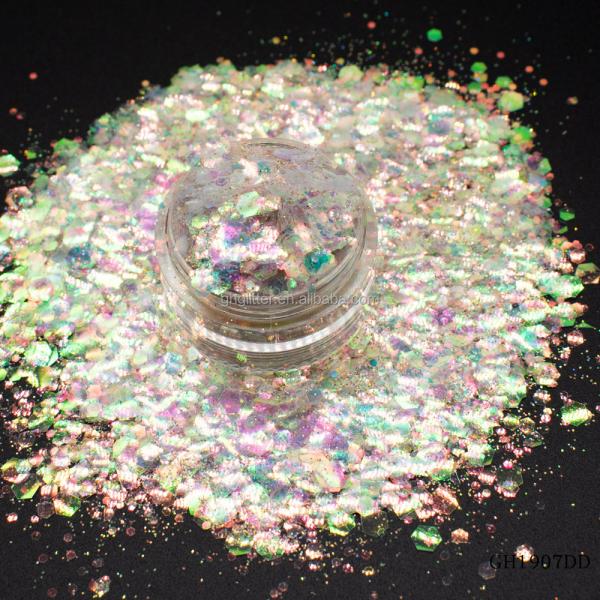 Fantasy Colors Stage Fairy Makeup Plastic Glitter Blend Powder Holographic Craft