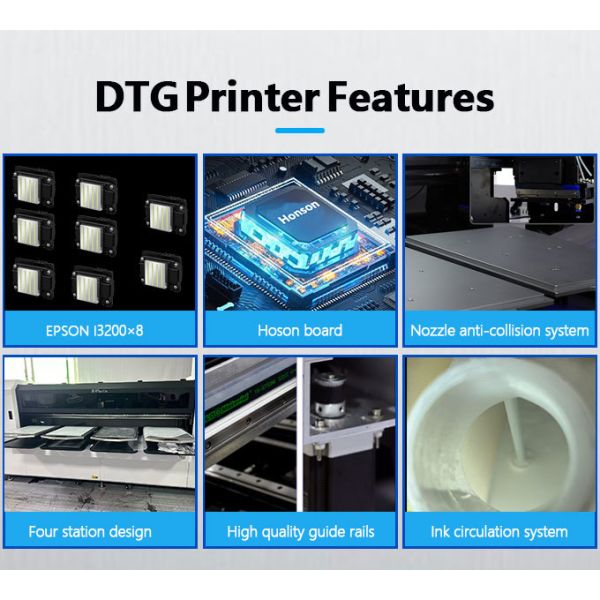 Advanced DTG Printer Featuring High Density White Ink For Vivid Dark Shirts