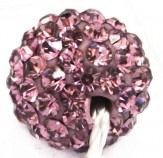 OEM 8mm Green / Red / Gold / White / Purple / Blue / Roseate Crystal Pave Ball Beads