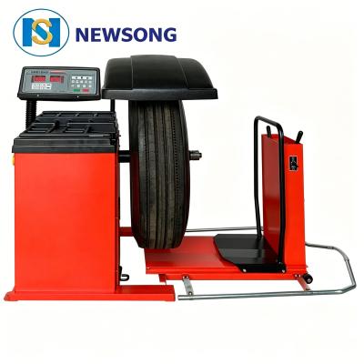 1200mm 550W 13 - 24 Bus Wheel Balancer Machine Vehicle Service Equipment