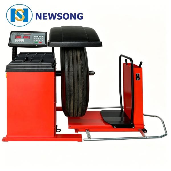 1200mm 550W 13 - 24 Bus Wheel Balancer Machine Vehicle Service Equipment