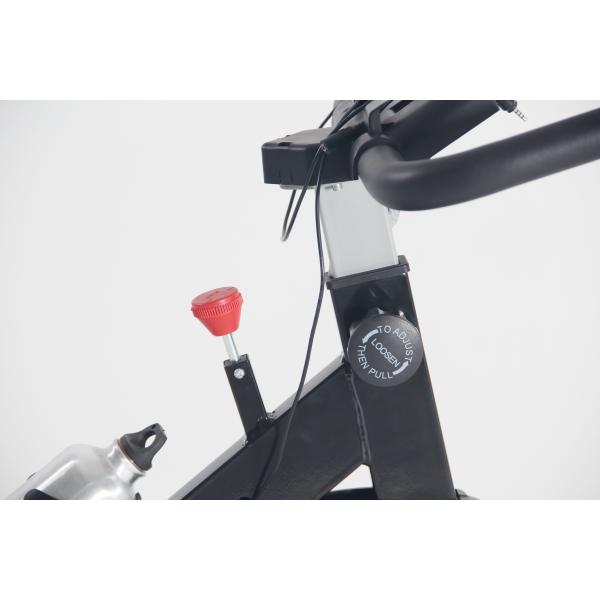 Commercial Gym Equipment 8KG Flywheel Spin Bike with 150kg Capacity in White and Black