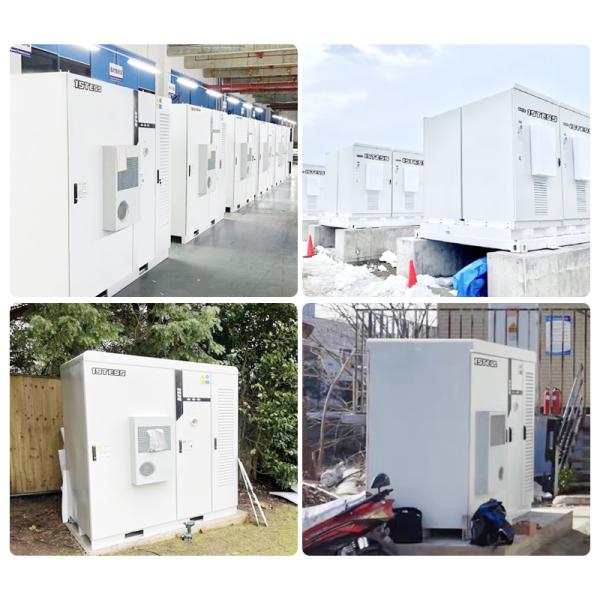 Équipement de stockage de l'énergie modulaire LiFePO4 IP55 107-125 kWh