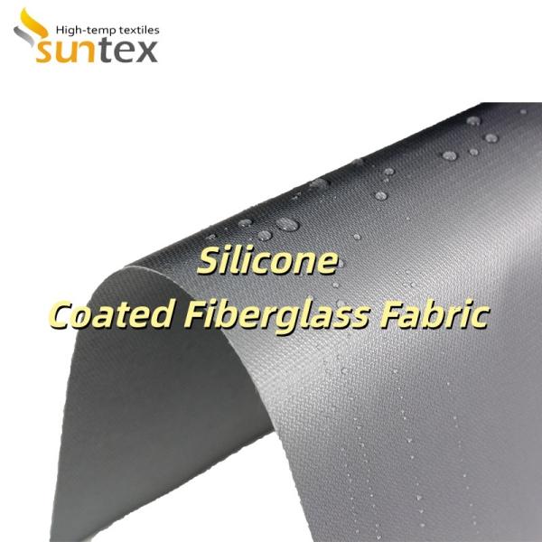 Durable Anti-Aging Silicone Coated Fiberglass Fabric with Corrosion Resistance and Weatherproof Properties