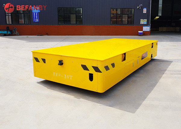 Boiler Factory Battery 20t Trackless Transfer Trolleys