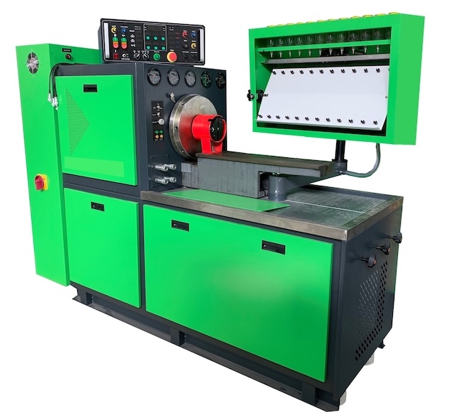 Diesel Fuel Injection Pump Test Bench 22KW Stainless Dual Tank Air Compressor