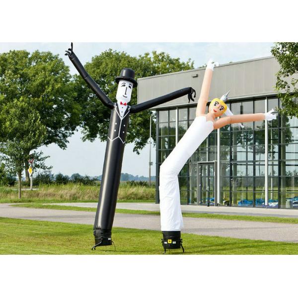 Married Couple Inflatable Advertising Signs Blow Up Air Dancers For Wedding