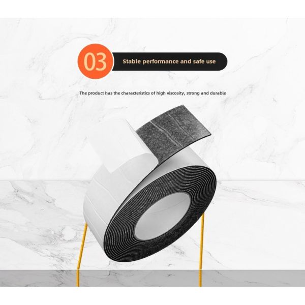 Acrylic Black Foam Tape High Viscosity Double-Sided EVA PE Material for Carton Sealing Masking Car Interior Sealing Strip