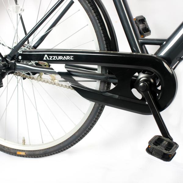 26 Inch City Commuter Bike Single Speed Urban Bicycle With Steel Basket