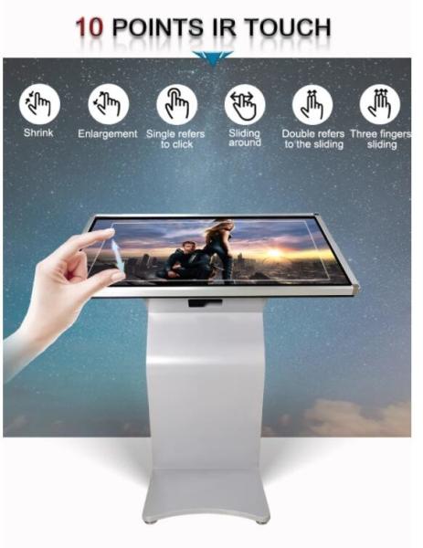 58mm Ticket Printer 21.5 Touch Screen Information Kiosk