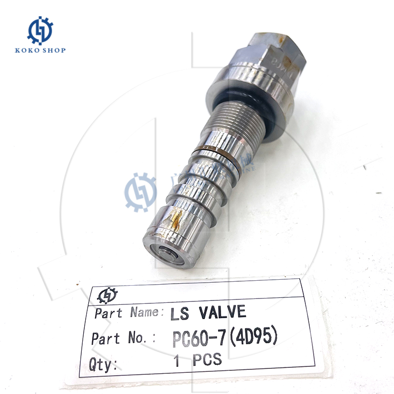 708-1W-04712 4D95 Engine Parts PC60-7 PC70-7 BR100-1S LS Relief Valve For KOMATSU Excavator Spare Parts