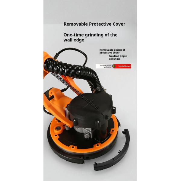 9 дюймов 225 мм электрический стеновой песочник самоотсосная двойная лампа длинный стержень