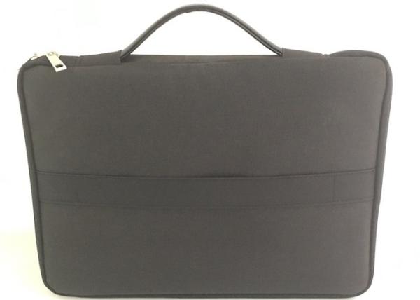 as luvas à moda do portátil de 13in enegrecem o poliéster Oxford 7MM que a esponja espuma sacos da luva do portátil