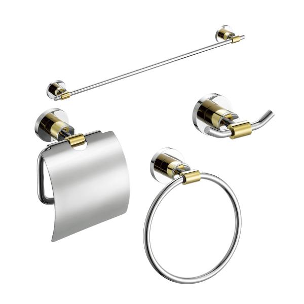 Sanitary Ware Wall Mounted Bathroom Hardware Sets Restroom Accessories Stainless Steel 304
