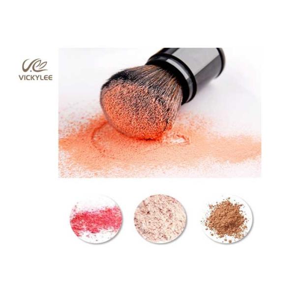 Retractable Synthetic Fiber 3.5CM Blush Makeup Brush