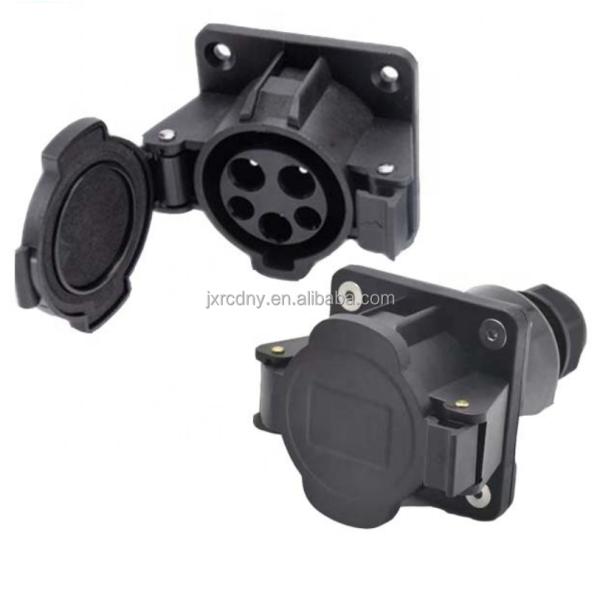 High quality 16A/32A EV Charger Holder Emergency j1772 Electric Car Socket AC Charging