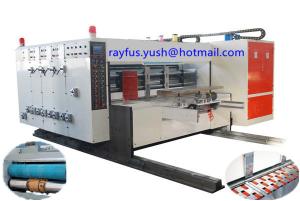 Impressora multicolorido Slotter Die Cutter de Flexo/máquina de Gluer dobrador