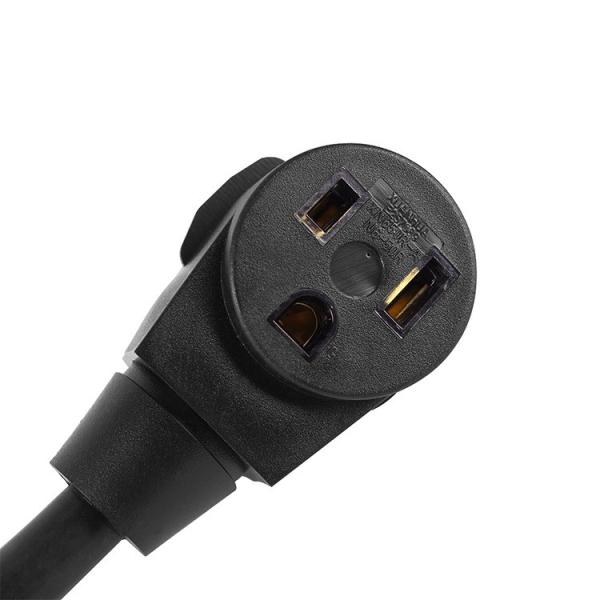 STW 10-AWG 3-Prong Female RV Extension Cable Nema L6-30p to 6-50r Socket Welder Adapter Heavy Duty Cable 3X8/10/12/14/16AWG