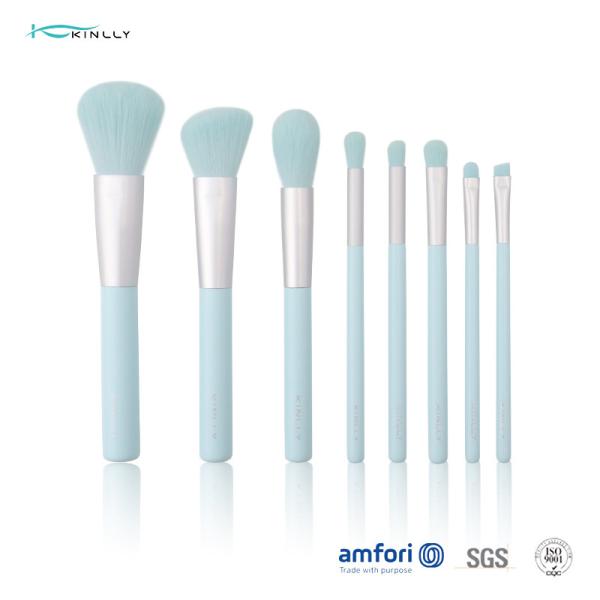 Деревянный набор щетки макияжа метки частного назначения ручки BSCI 8pcs