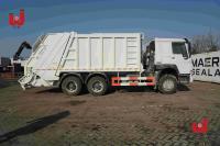 Euro 3 da gestão de resíduos do caminhão de lixo do compressor do CCC 6x4