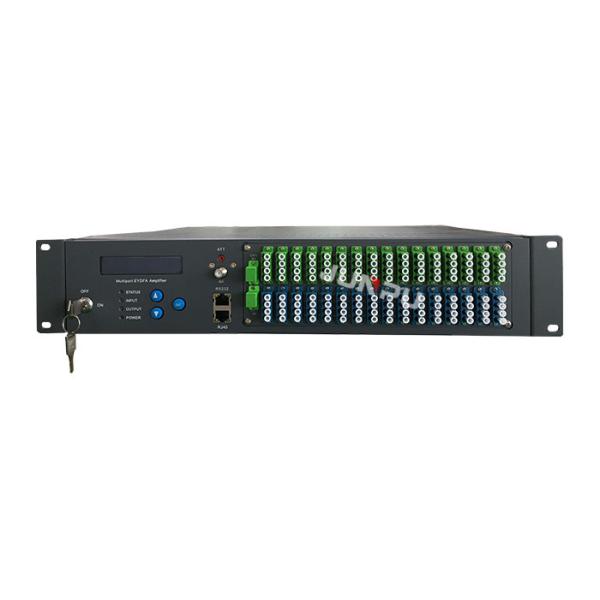 64 Output Port Catv / Pon Gpon Edfa Optical Amplifier Per Output 16dbm