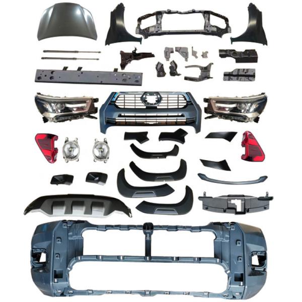 Jogo plástico do corpo do restauro do ABS da luz do carro de Wholesale Nudge Bar do fabricante do OEM para Toyota Hilux Revo Rocco 2021